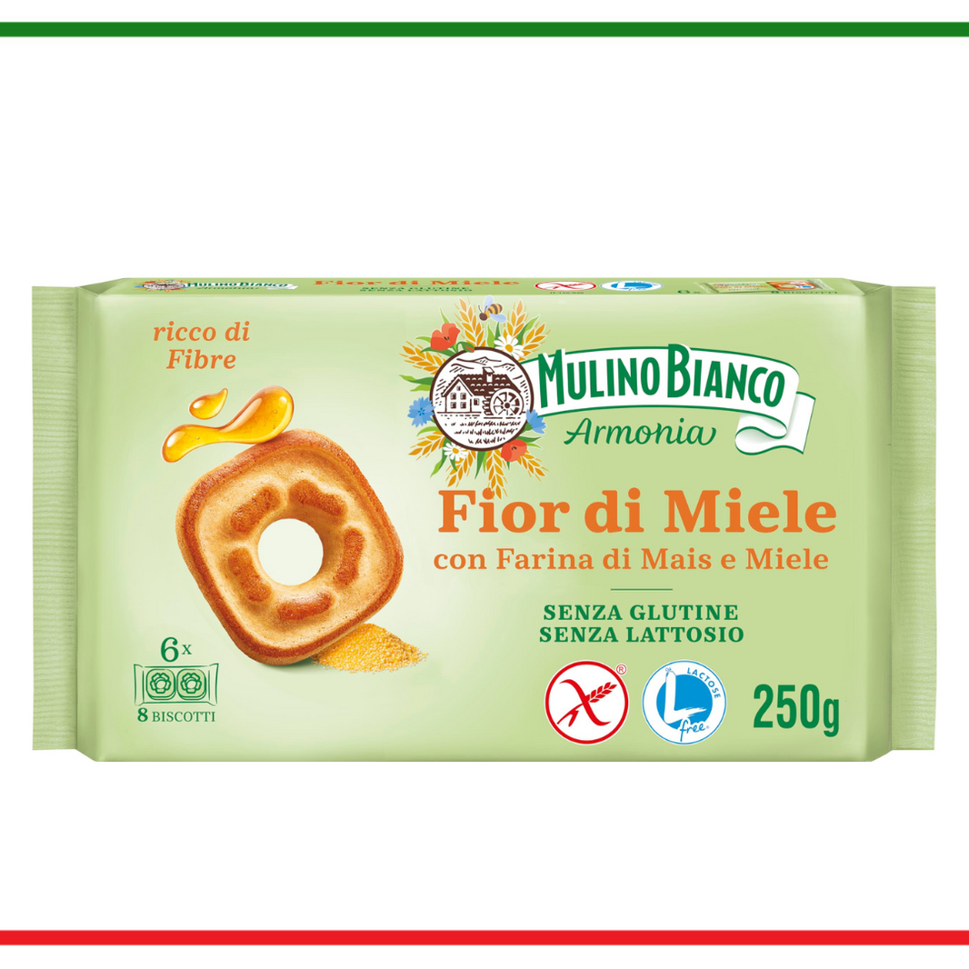 Mulino Bianco Fior di Miele biscuiti fara gluten 250g