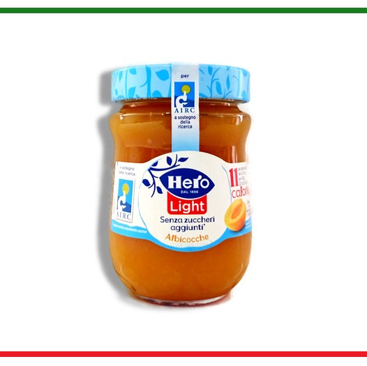 Hero Light Gem Fără Zahăr Caise - 280 gr