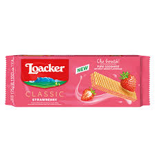 LOACKER NAPOLITANE CU CREMA DE CAPSUNI 175 G.