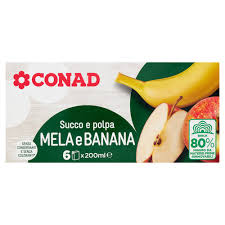 CONAD SUC DE MERE SI BANANE 6*200ML