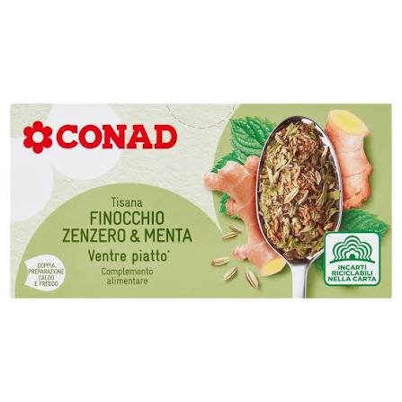 CONAD CEAI TISANA FINOCCHIO ZENZERO& MENTA 50G