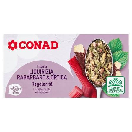 CONAD CEAI TISANA LIQUIRIZIA,RABARBARO&ORTICA 50 G