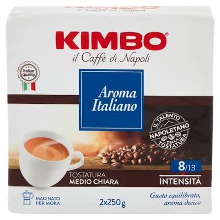 KIMBO CAFEA MACINATA AROMA ITALIANO 2x250GR