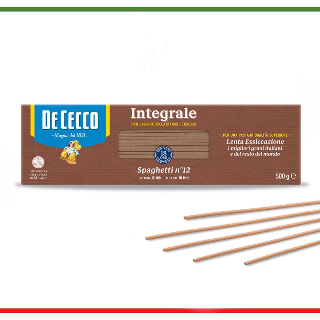 De Cecco paste spaghetti integrale 500g