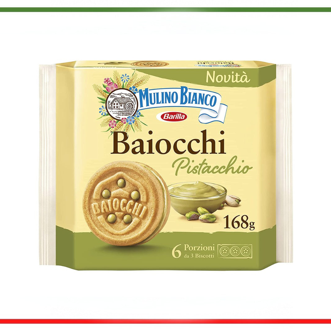 Baiocchi biscuiti cu fistic 168g 6buc