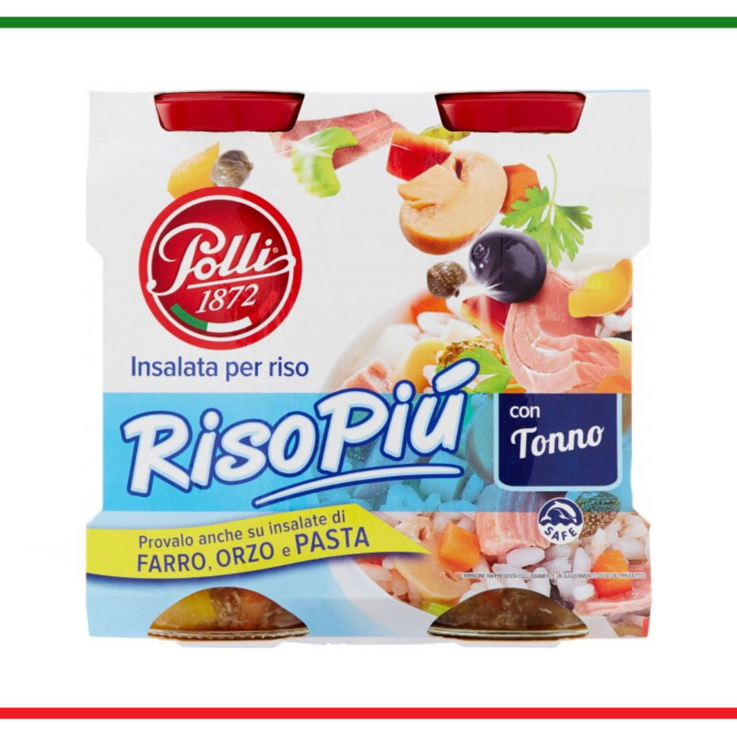 Polli Risopiù cu Ton 2x290g