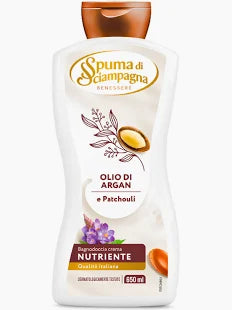 SPUMA DI SCIAMPAGNA CREMA DE BAIE  ARGAN/PATCHOULI 650 ML