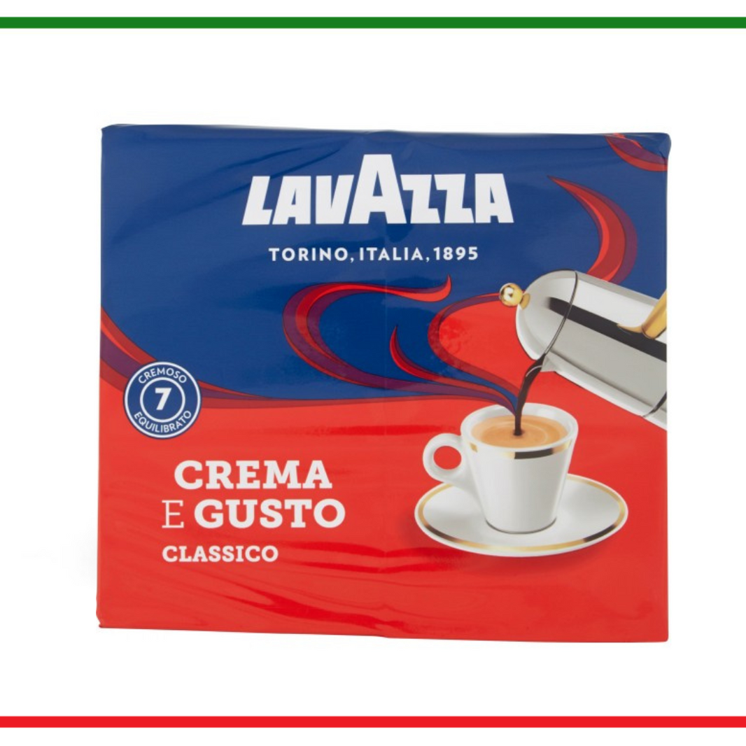 Caffè macinato Lavazza Crema e Gusto espresso 2x250g