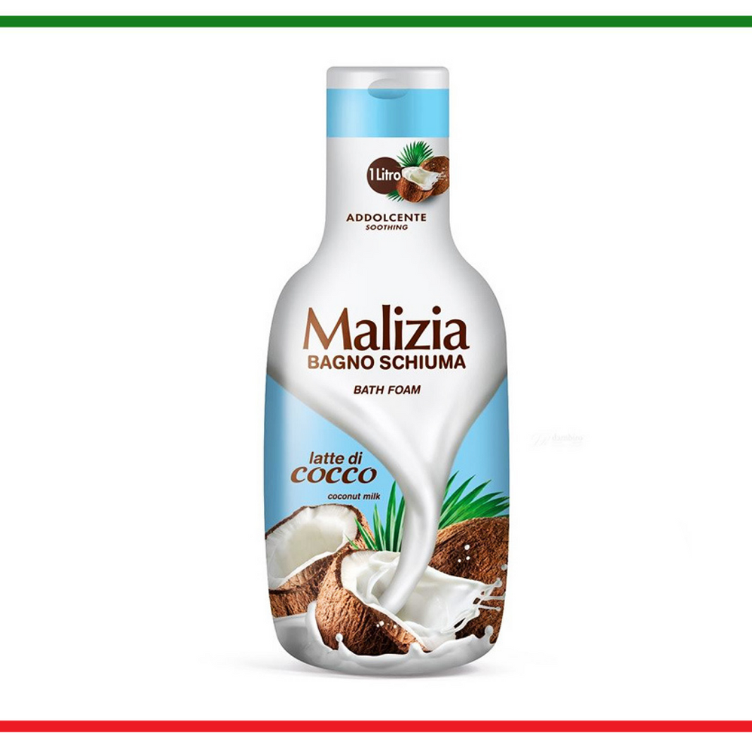 Bagnoschiuma Malizia Latte di Cocco - 1 L