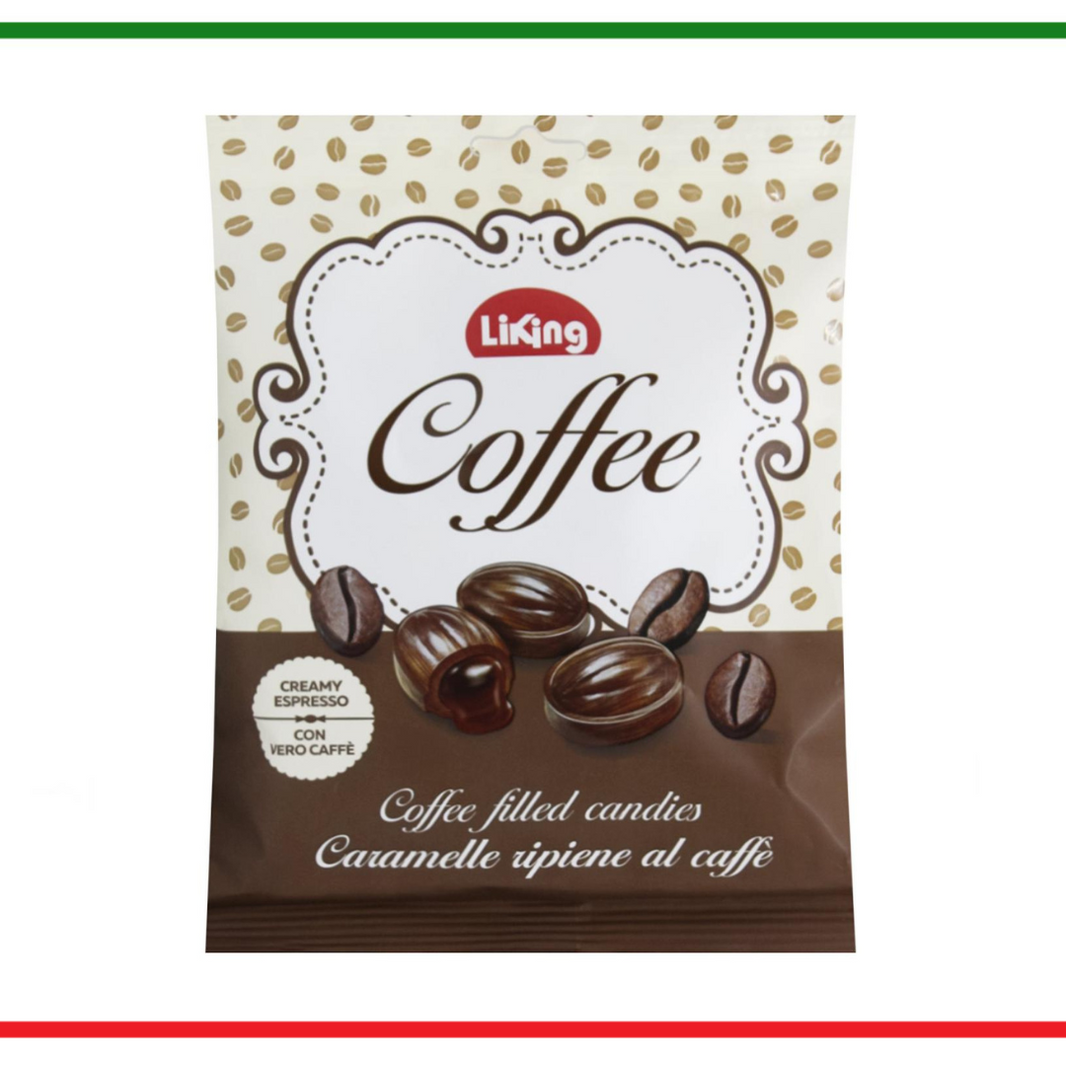 Liking Caramelle al caffè ripiene di caffè 175g